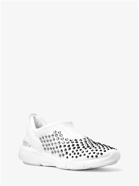 ace studded sneaker style 43t6acfs1d michael kors|MICHAEL Michael Kors Ace Studded Neoprene Trainer Sneaker.